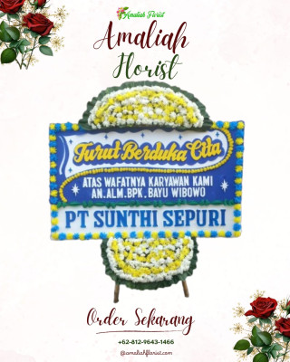 Papan Bunga Duka di Legok