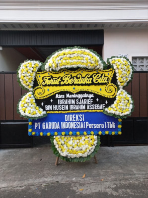 Papan Bunga Duka di Legok