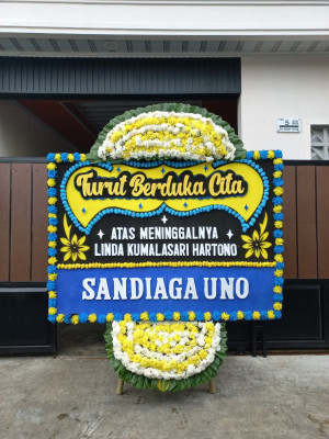 Papan Bunga Duka di Legok